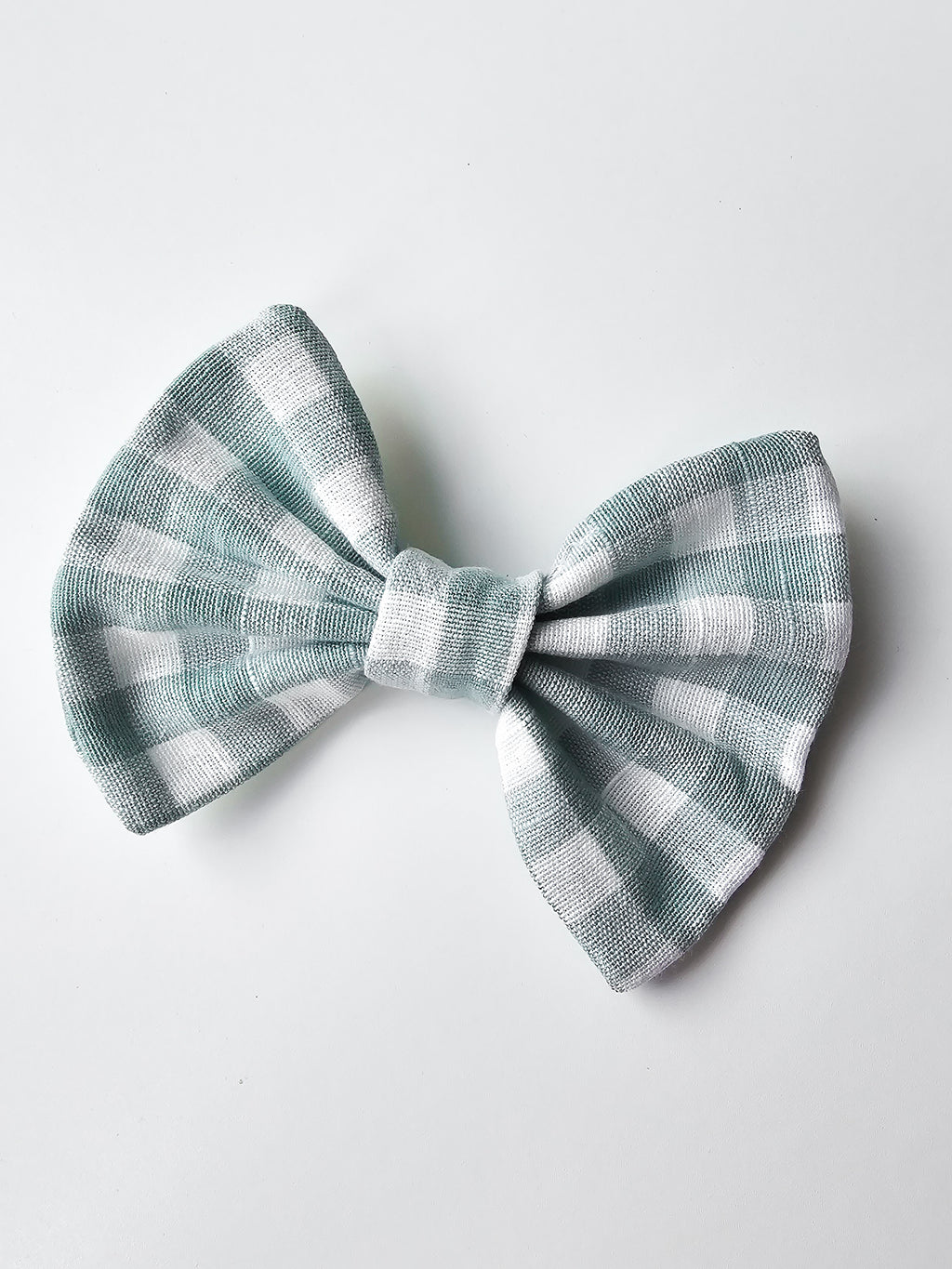 Sage Check Bow
