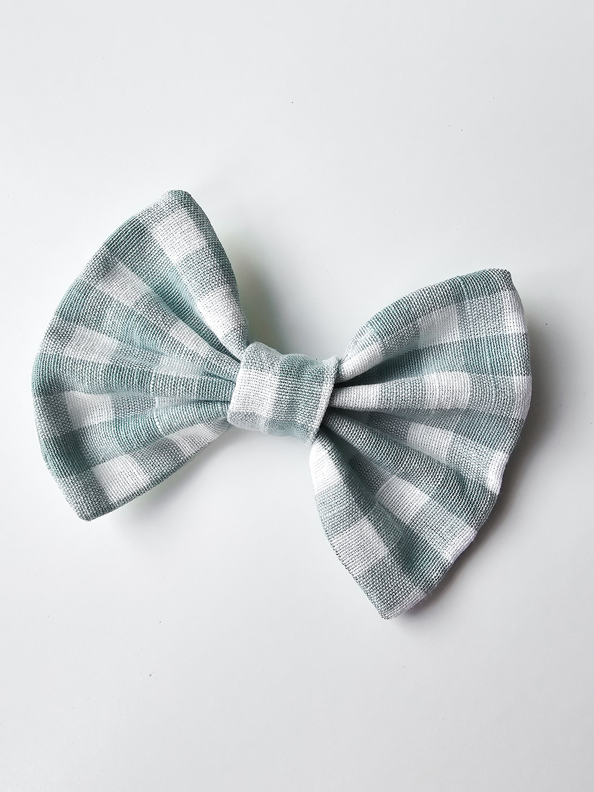 Sage Check Bow